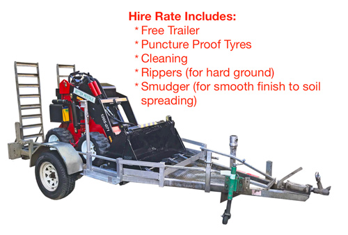 dingo hire rate includes lots of things