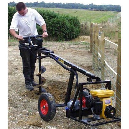 post hole digger hire hydraulic
