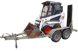 Bobcat Hire with trailer